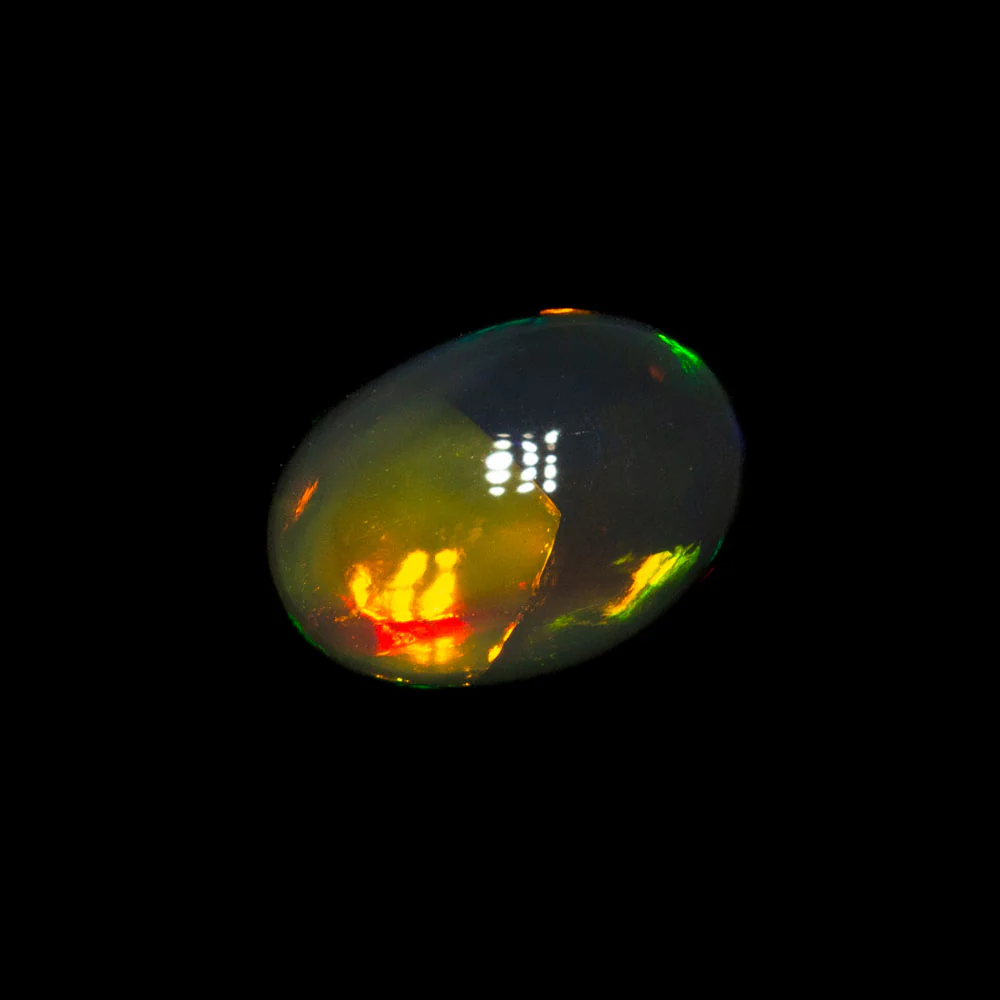 1.72 ct double-sided black opal 8x5.7x5.7mm - Image 2