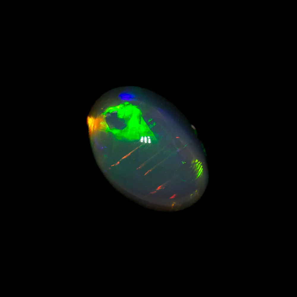 1.72 ct double-sided black opal 8x5.7x5.7mm - Image 4