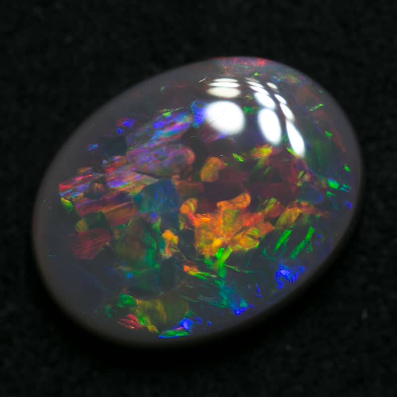 1.72 ct black opal 9.5x7x3mm - Image 3