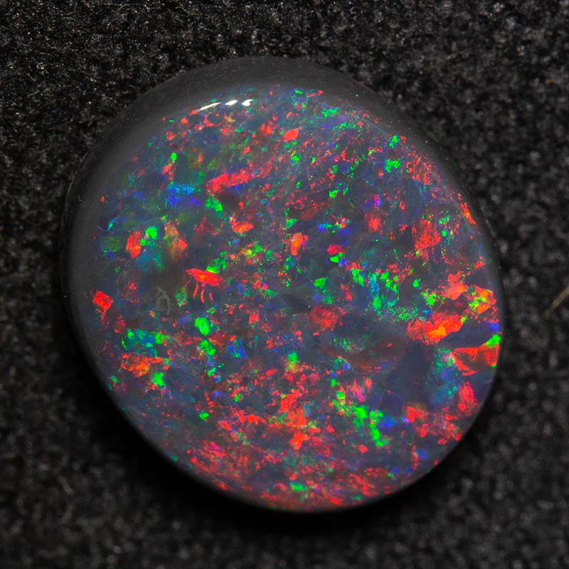 1.72 ct black opal 9.5x8.3x3mm - Image 3