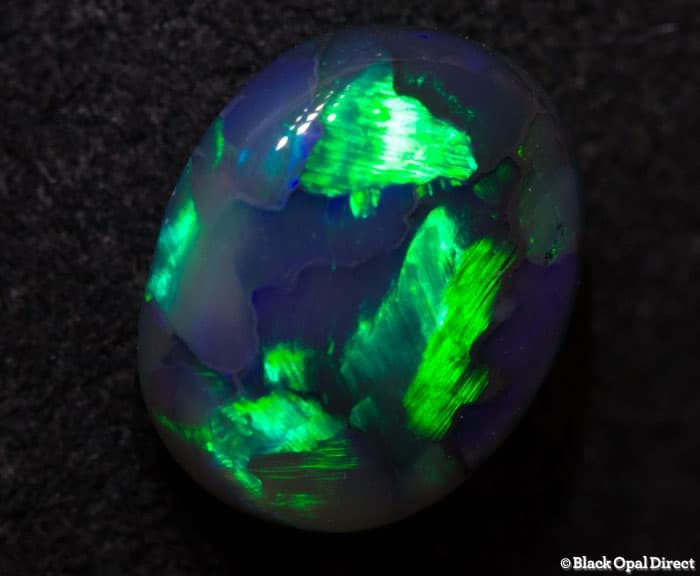 1.72 ct semi black opal 9x8x4mm - Image 3
