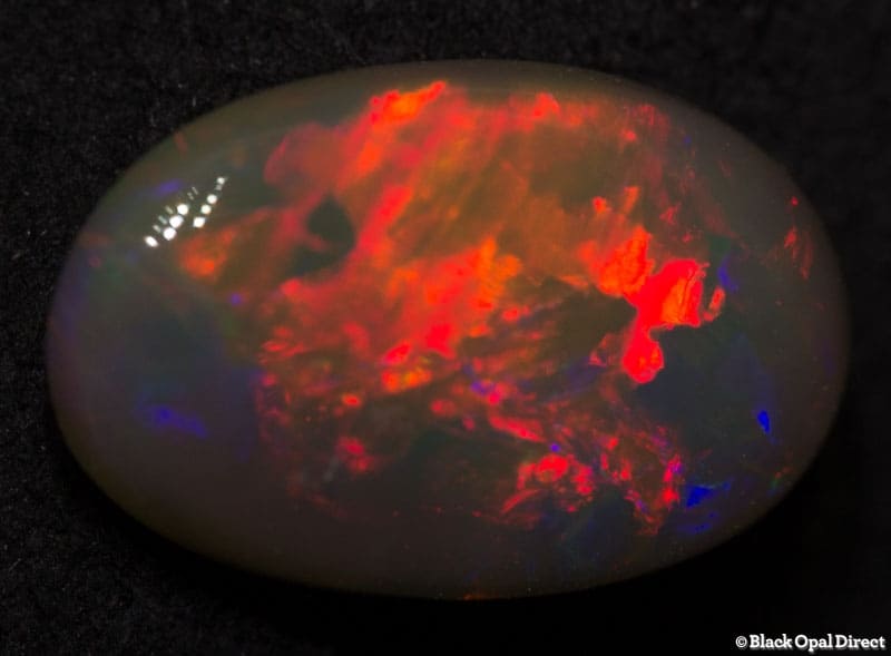 1.72 ct semi black opal 11.5x7x3mm - Image 4
