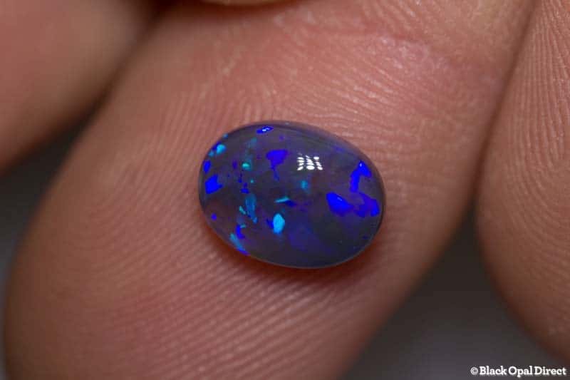 1.74 ct black opal 9x7x3.5mm - Image 3