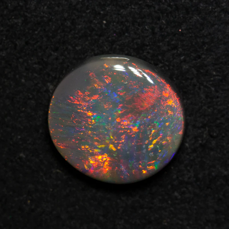 1.74 ct dark opal 9.1x8.4x3.5mm - Image 2