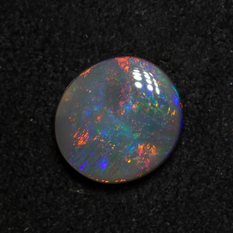 1.74 ct dark opal 9.1x8.4x3.5mm - Image 3