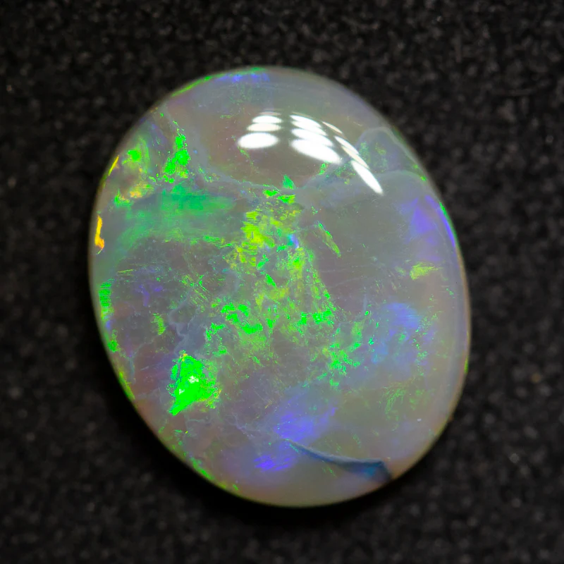 1.74 ct dark opal 9.9x8.1x2.9mm - Image 3