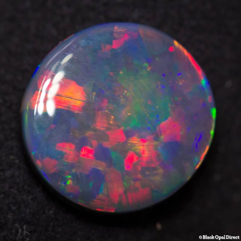 1.74 ct gem black opal 10x9.7x2.6mm - Image 3