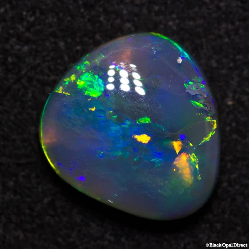 1.74 ct semi black opal 9x8.5x3.5mm - Image 5
