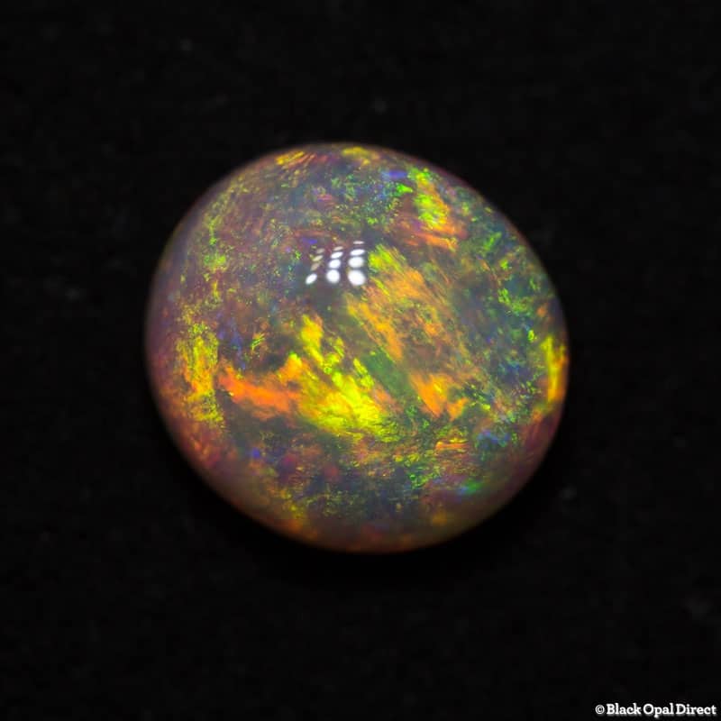 1.76 ct orange green crystal opal 8x7x4.5mm - Image 3