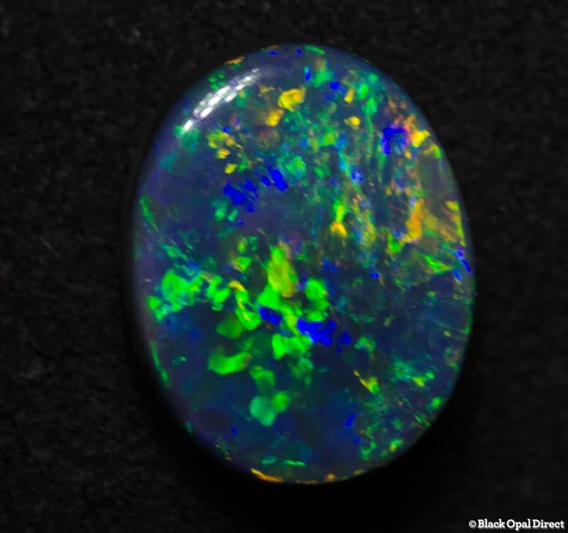 1.77 ct black opal 10x7.5x3.5mm - Image 3