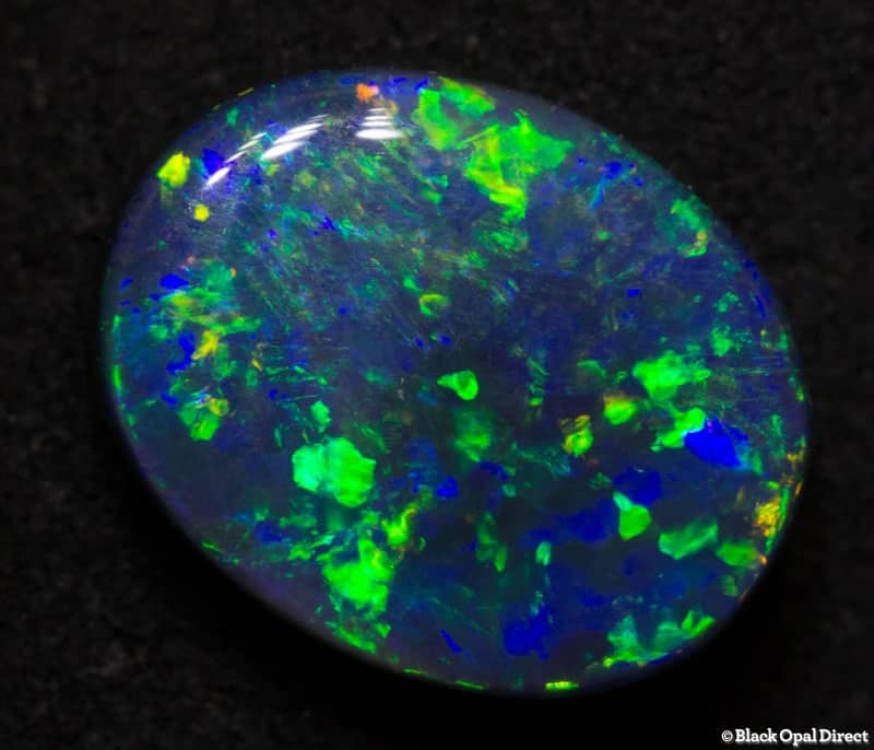 1.77 ct black opal 10x7.5x3.5mm - Image 4