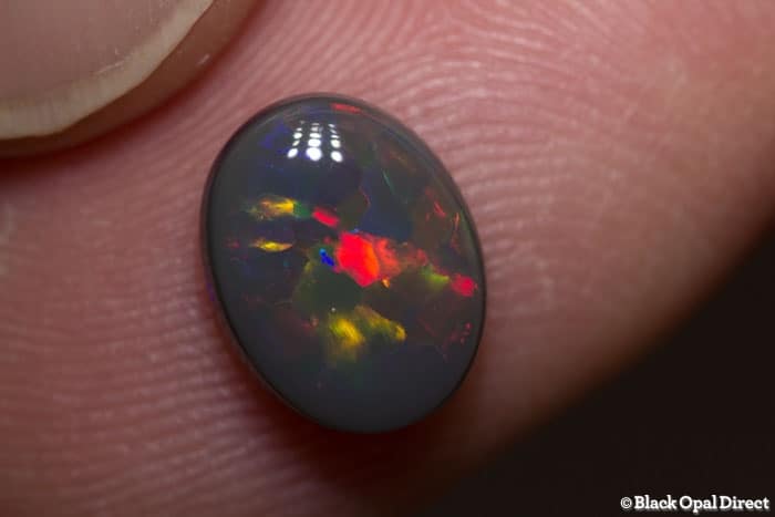 1.77 ct black opal 10x8x4mm - Image 2