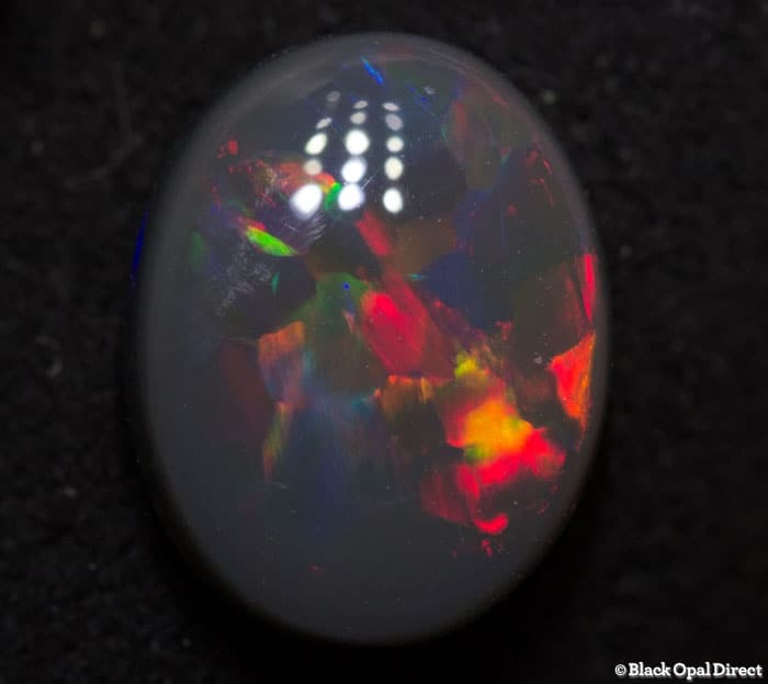 1.77 ct black opal 10x8x4mm - Image 4