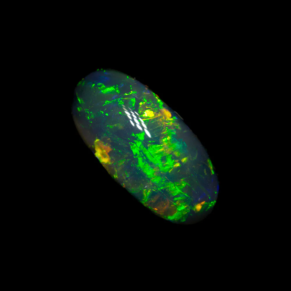 1.77 ct black opal 11x5.5x4.5mm - Image 2
