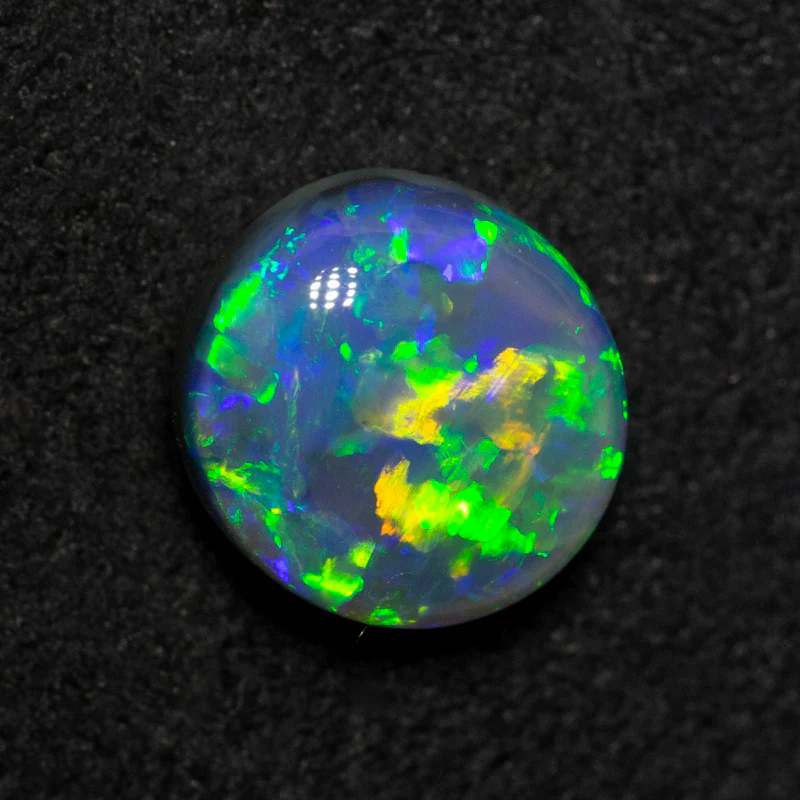 1.78 ct gem black opal 8.5x7.9x4.9mm - Image 3