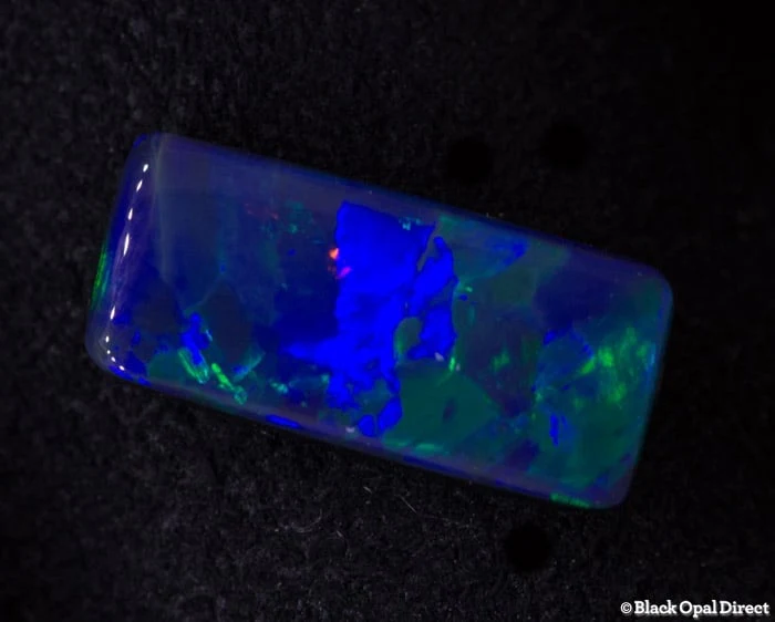 1.78 ct rectangle black opal 13x6x3mm - Image 2