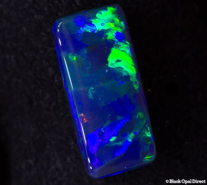 1.78 ct rectangle black opal 13x6x3mm - Image 3