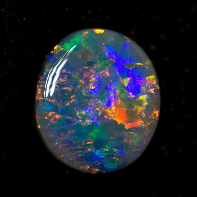 1.80 ct black opal 9x8x3.5mm - Image 3