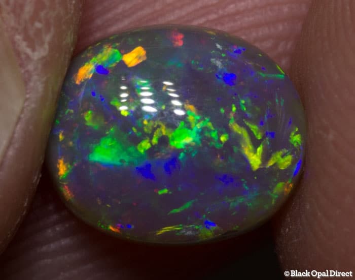 1.80 ct dark crystal opal 9x8x4mm on hold for Anthony Thatcher - Image 2