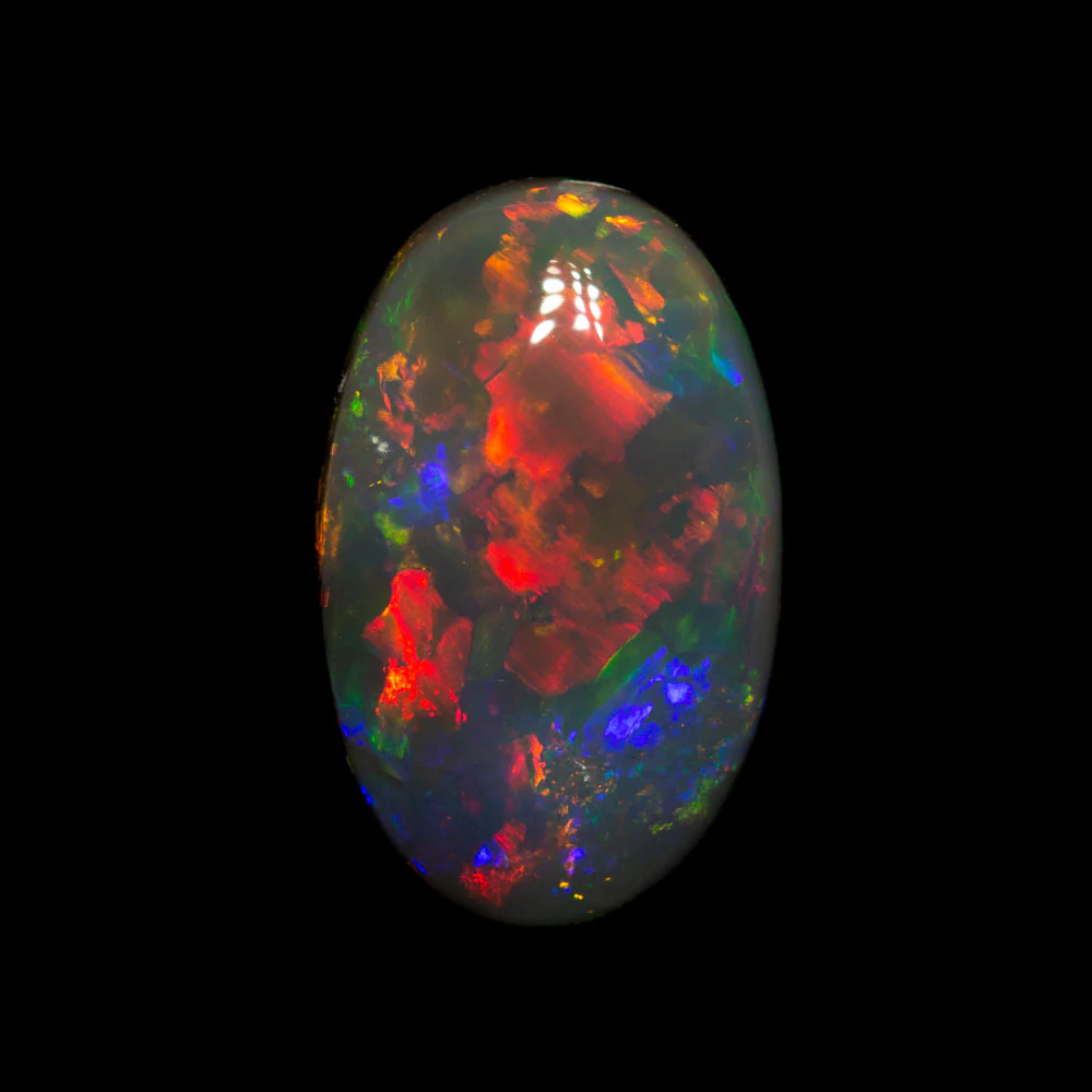 1.81 ct gem black opal 11x6.9x3.6mm - Image 2
