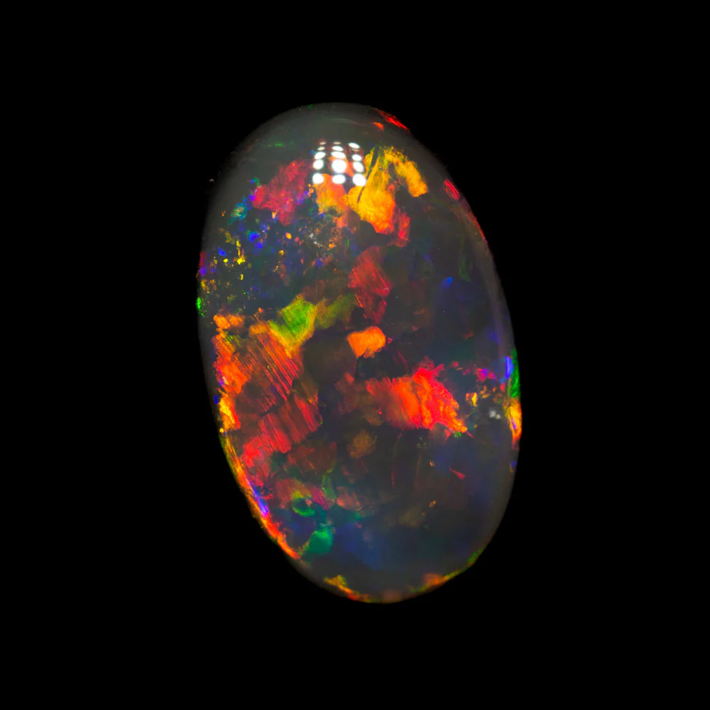 1.81 ct gem black opal 11x6.9x3.6mm - Image 3