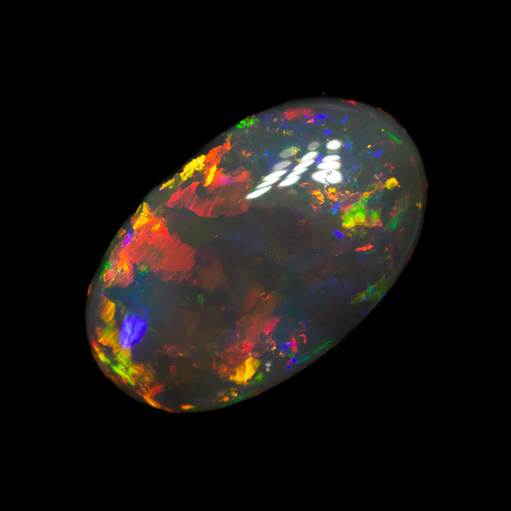 1.81 ct gem black opal 11x6.9x3.6mm - Image 4