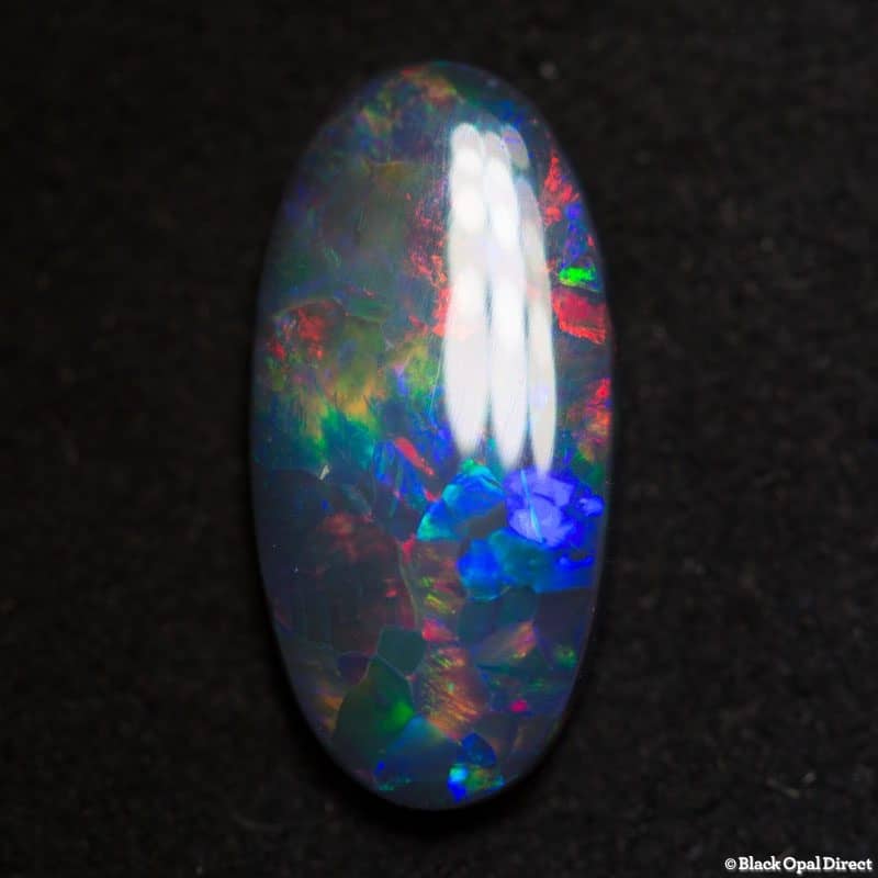 1.81 ct gem black opal 14.5x7x2.5mm - Image 4