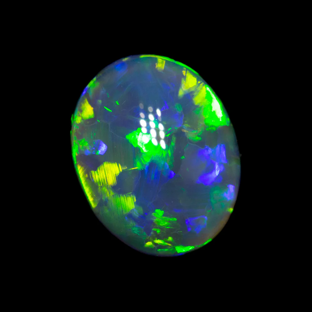 1.81 ct gem black opal 8.7x7x4.6mm - Image 2