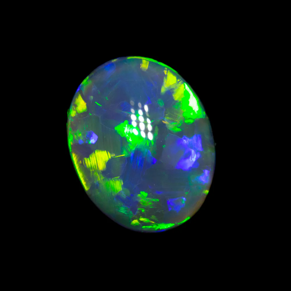 1.81 ct gem black opal 8.7x7x4.6mm - Image 4