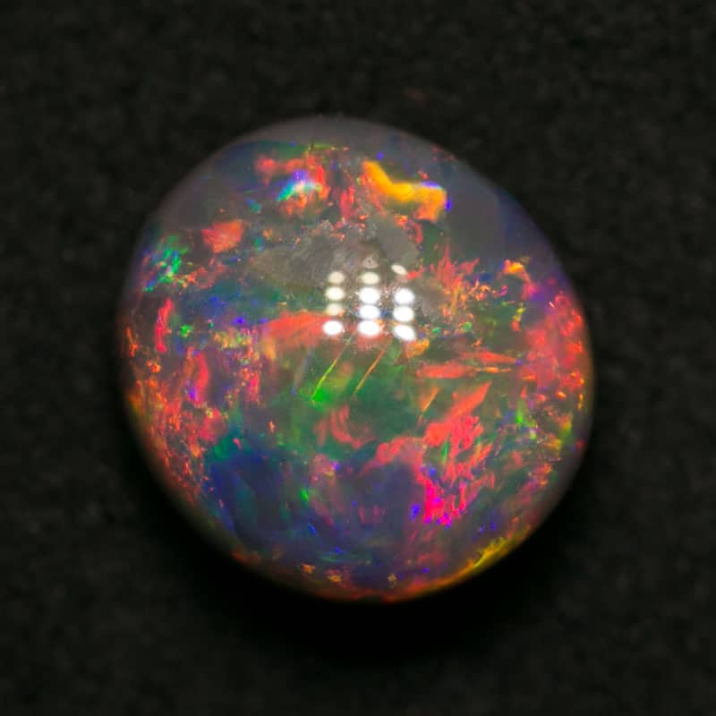 1.81 ct gem black opal 8x7x5mm - Image 2