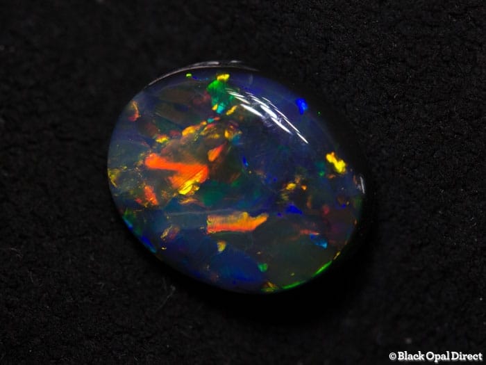 1.82 ct black opal 9x7.5x4mm - Image 2