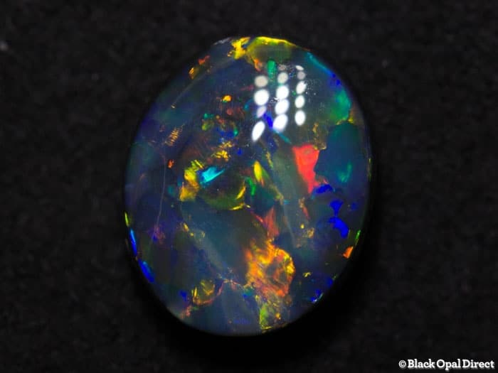 1.82 ct black opal 9x7.5x4mm - Image 3