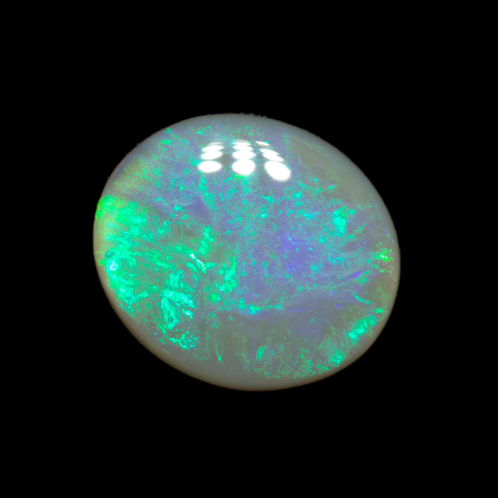 1.82 ct dark opal 9.6x8.3x3.5mm - Image 2