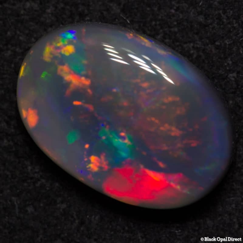 1.82 ct semi black opal 10.5x7x4mm - Image 2