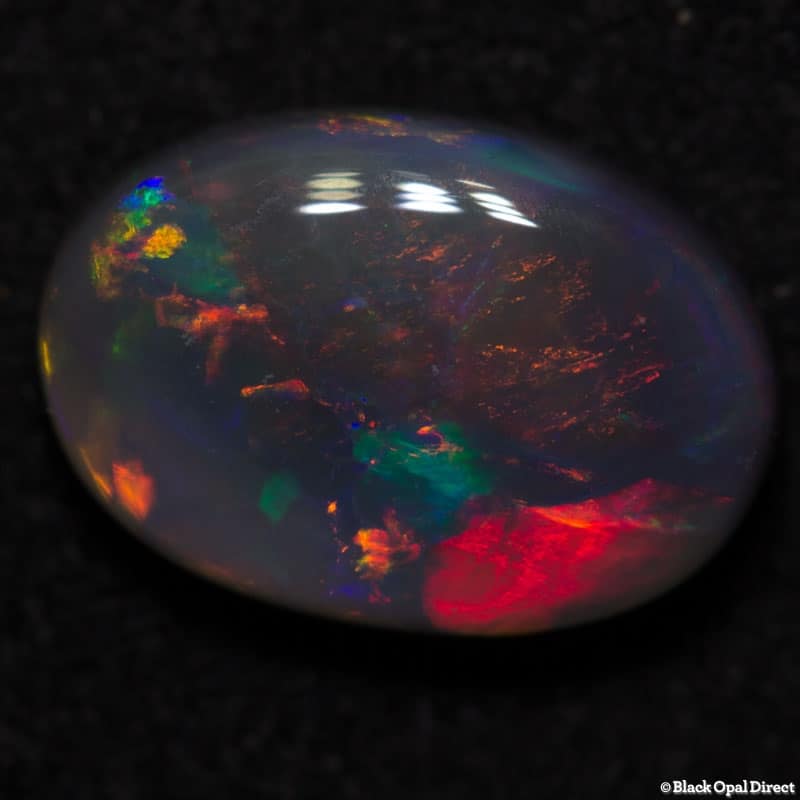 1.82 ct semi black opal 10.5x7x4mm - Image 3