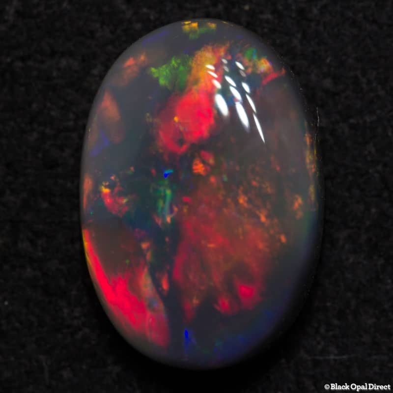 1.82 ct semi black opal 10.5x7x4mm - Image 6