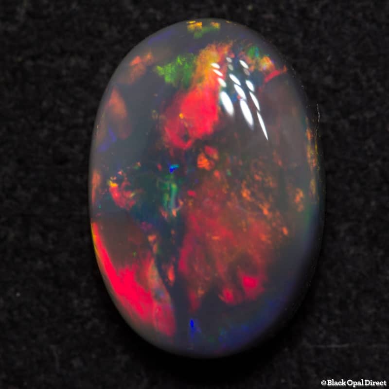 1.82 ct semi black opal 10.5x7x4mm - Image 7