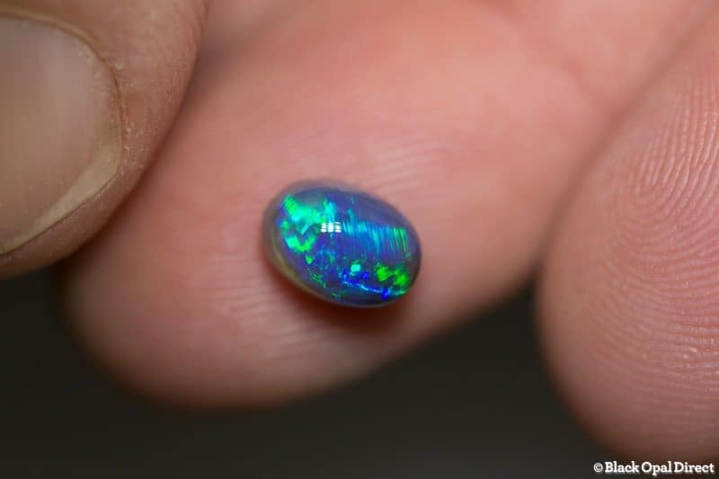 1.83 ct black opal 8x6x5.5mm - Image 2