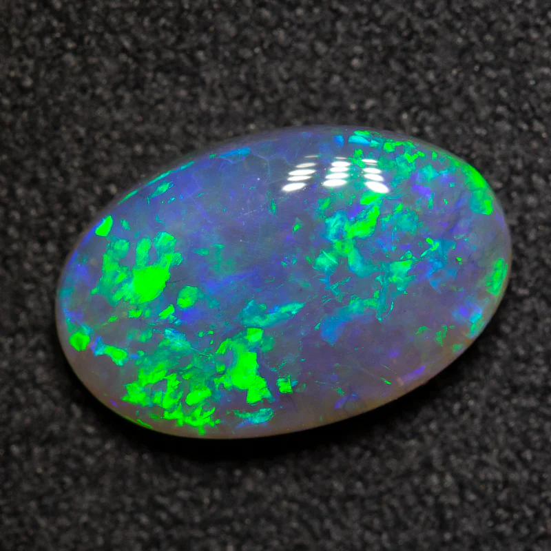 1.84 ct black crystal opal 11.1x7.3x3.6mm - Image 3