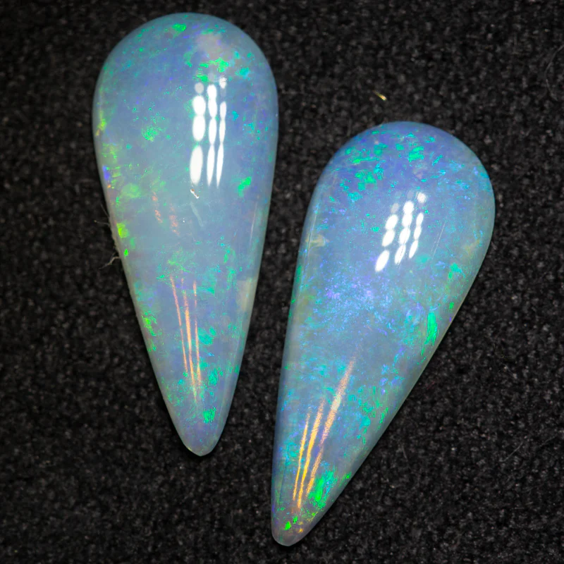 1.87 ct crystal opal pair 14.7x6.1x1.8mm - Image 2