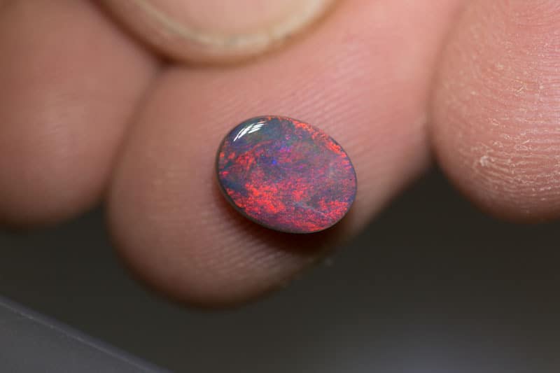 1.88 ct black opal 10x7.8x4mm - Image 3