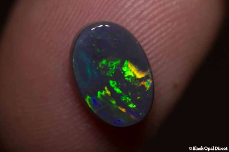 1.88 ct black opal 10x7x3mm - Image 3