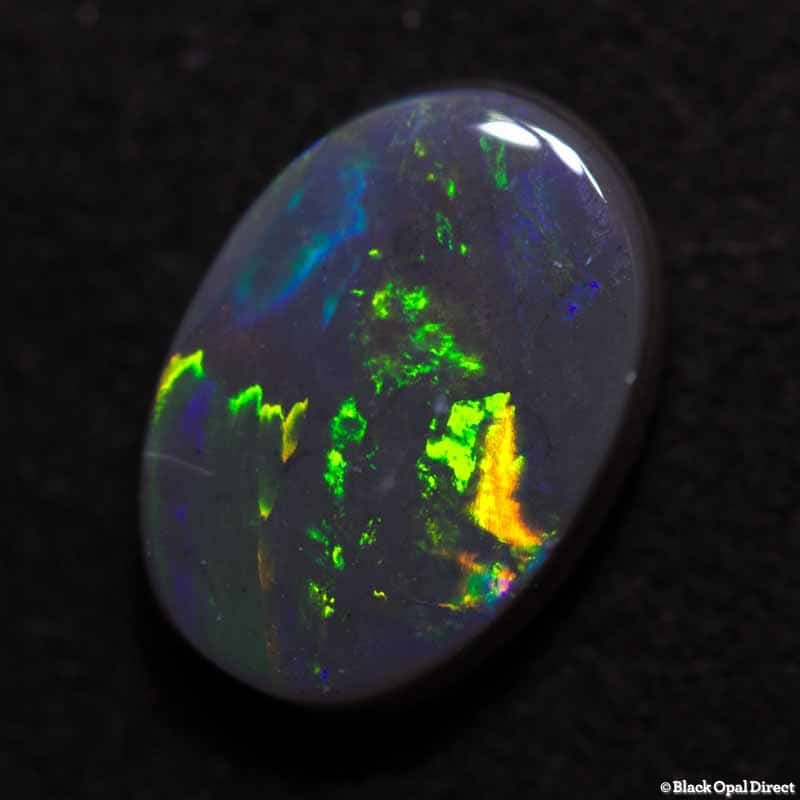 1.88 ct black opal 10x7x3mm - Image 4