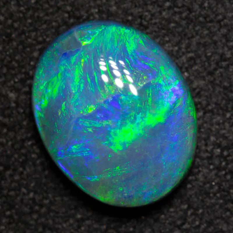 1.88 ct black opal 9.8x7.8x3.7mm - Image 3