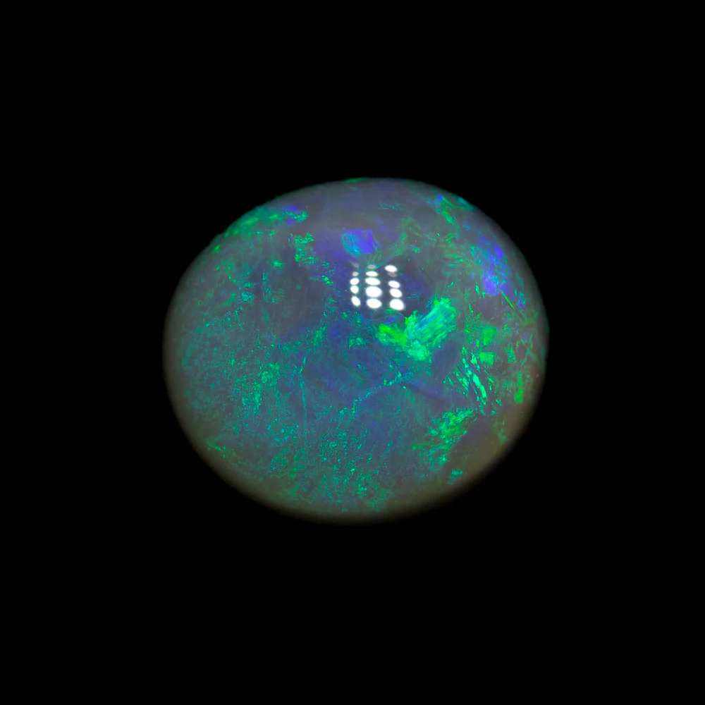1.88 ct dark opal 8.9x7.9x4.4mm - Image 2