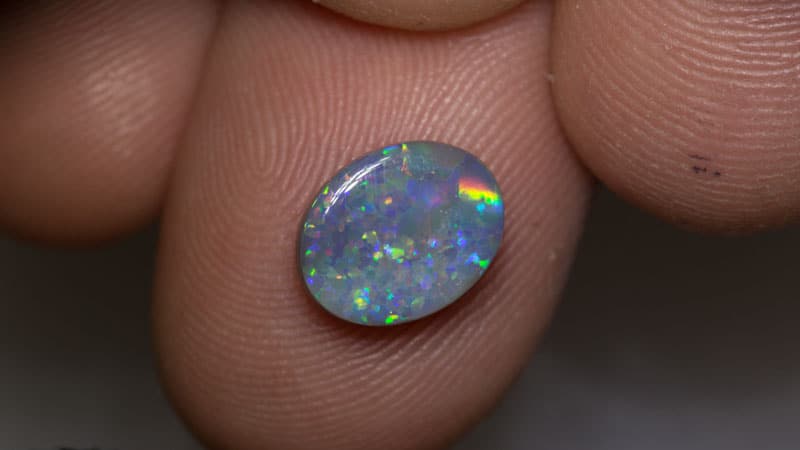 1.89 ct dark opal 10x8x3mm - Image 3