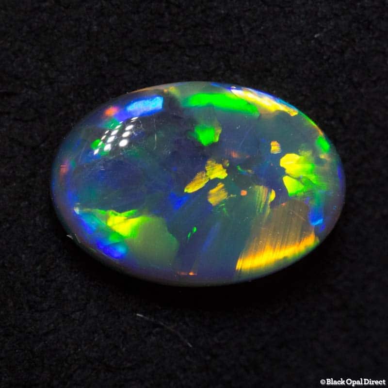 1.89 ct gem black opal 10.4x7x3.6mm - Image 2