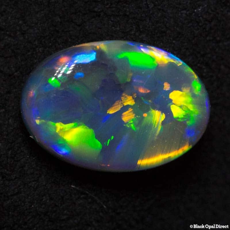 1.89 ct gem black opal 10.4x7x3.6mm - Image 7