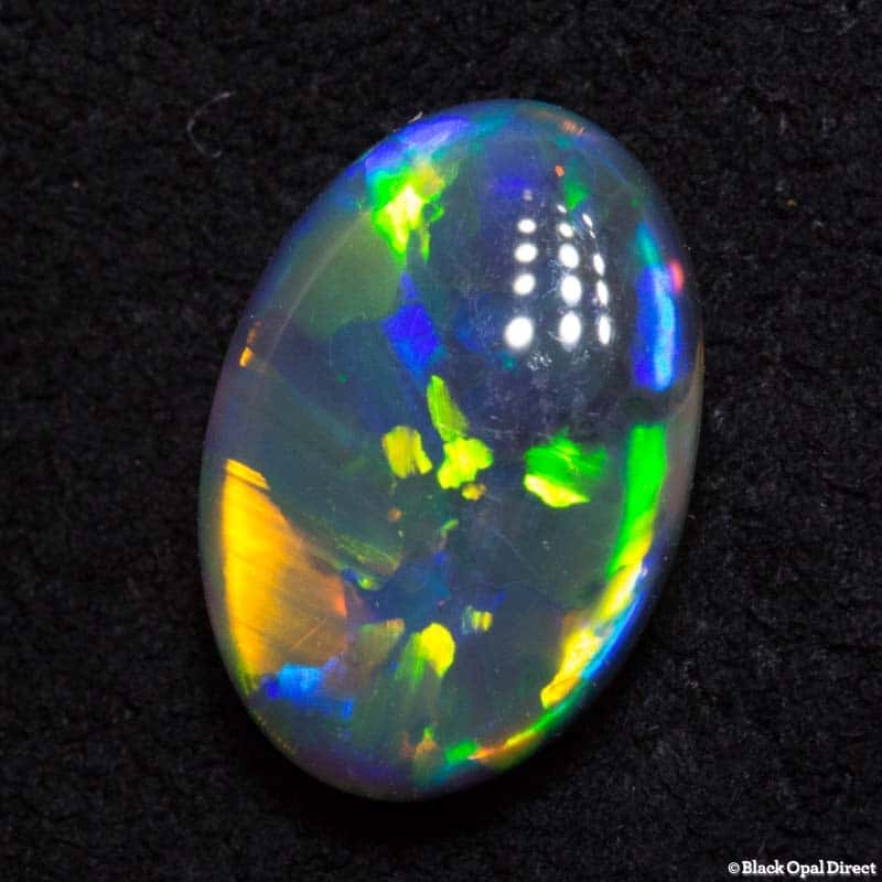 1.89 ct gem black opal 10.4x7x3.6mm - Image 9