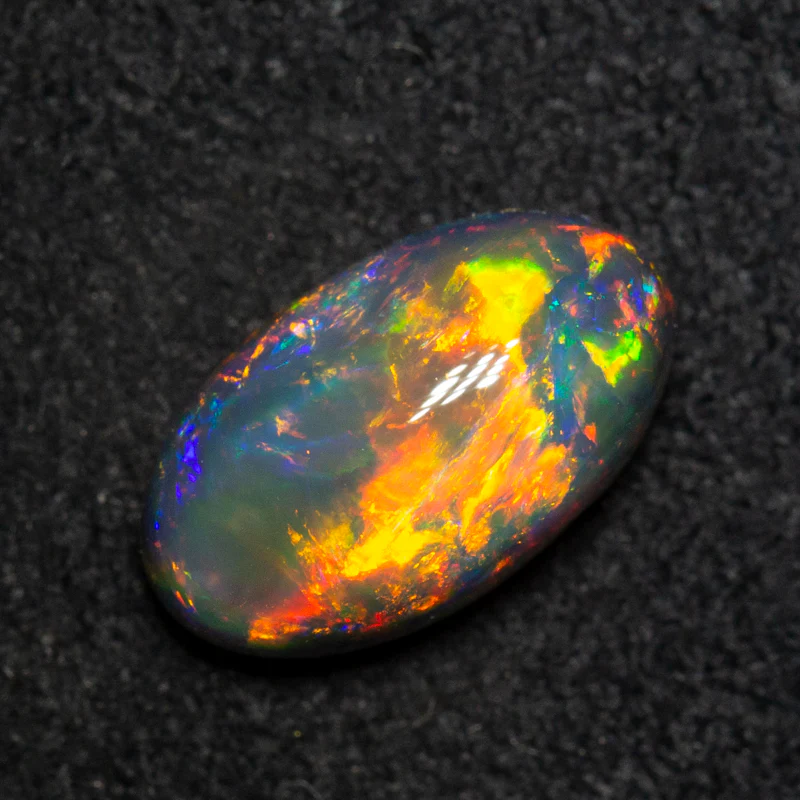 1.89 ct gem black opal 10.6x6.2x4.5mm - Image 3